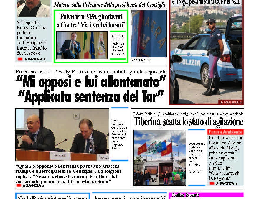 Martedì 4 novembre 2025