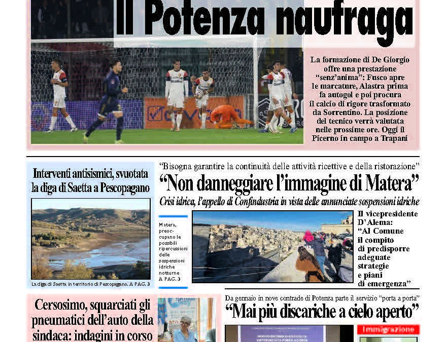 Sabato 8 novembre 2025