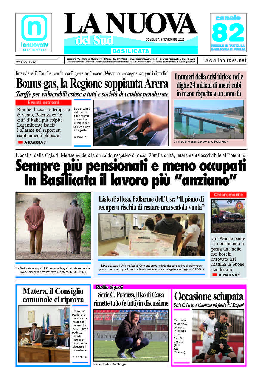 Domenica 9 novembre 2025