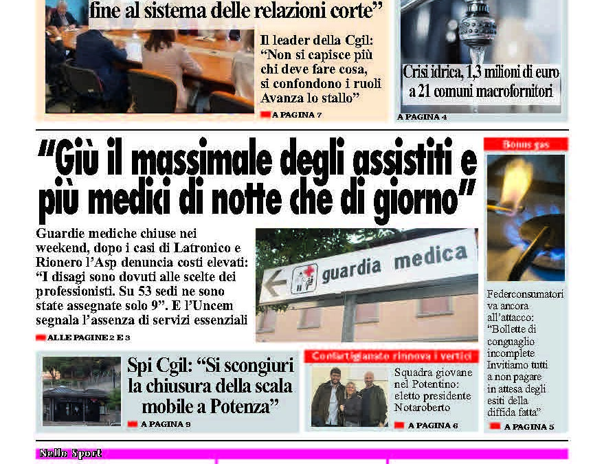 Lunedì 10 novembre 2025