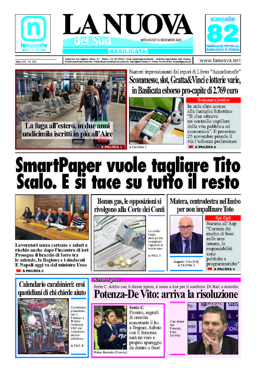 Mercoledì 12 novembre 2025