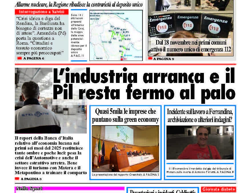 Venerdì 14 novembre 2025