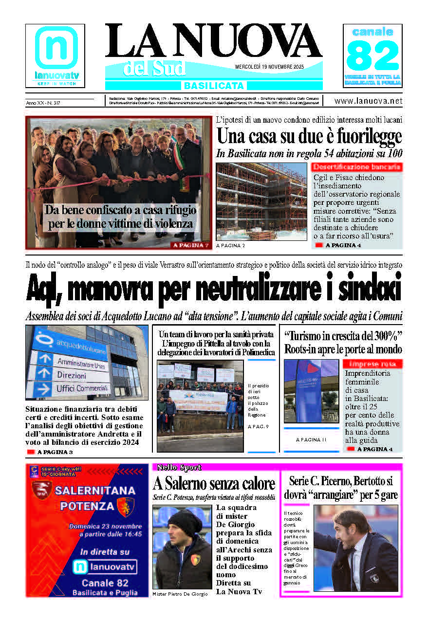 Mercoledì 19 novembre 2025