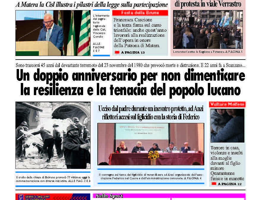 Domenica 23 novembre 2025