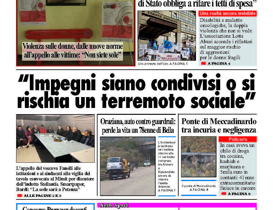 Mercoledì 26 novembre 2025