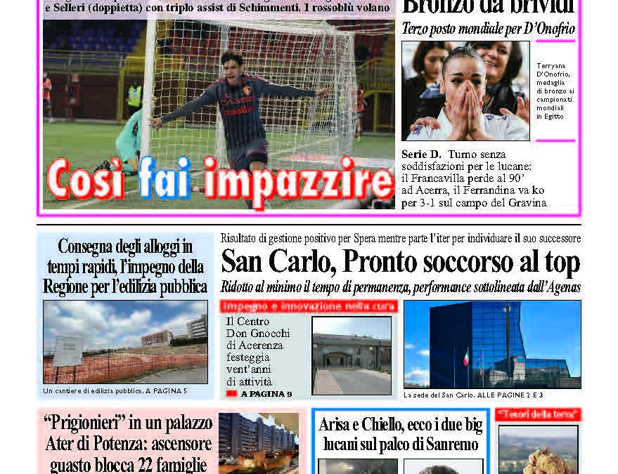 Lunedì 1 dicembre 2025