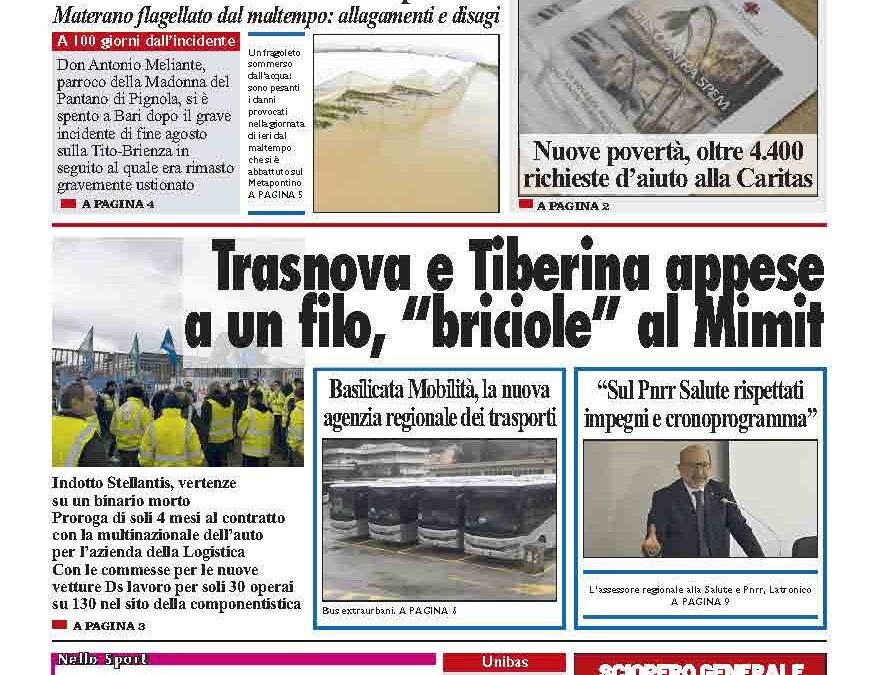 Venerdì 5 dicembre 2025