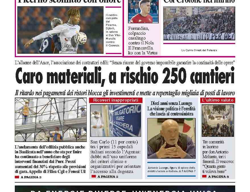 Lunedì 8 dicembre 2025
