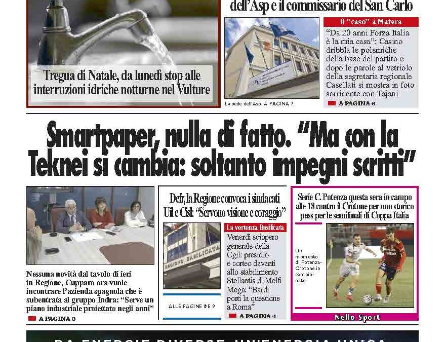 Mercoledì 10 dicembre 2025