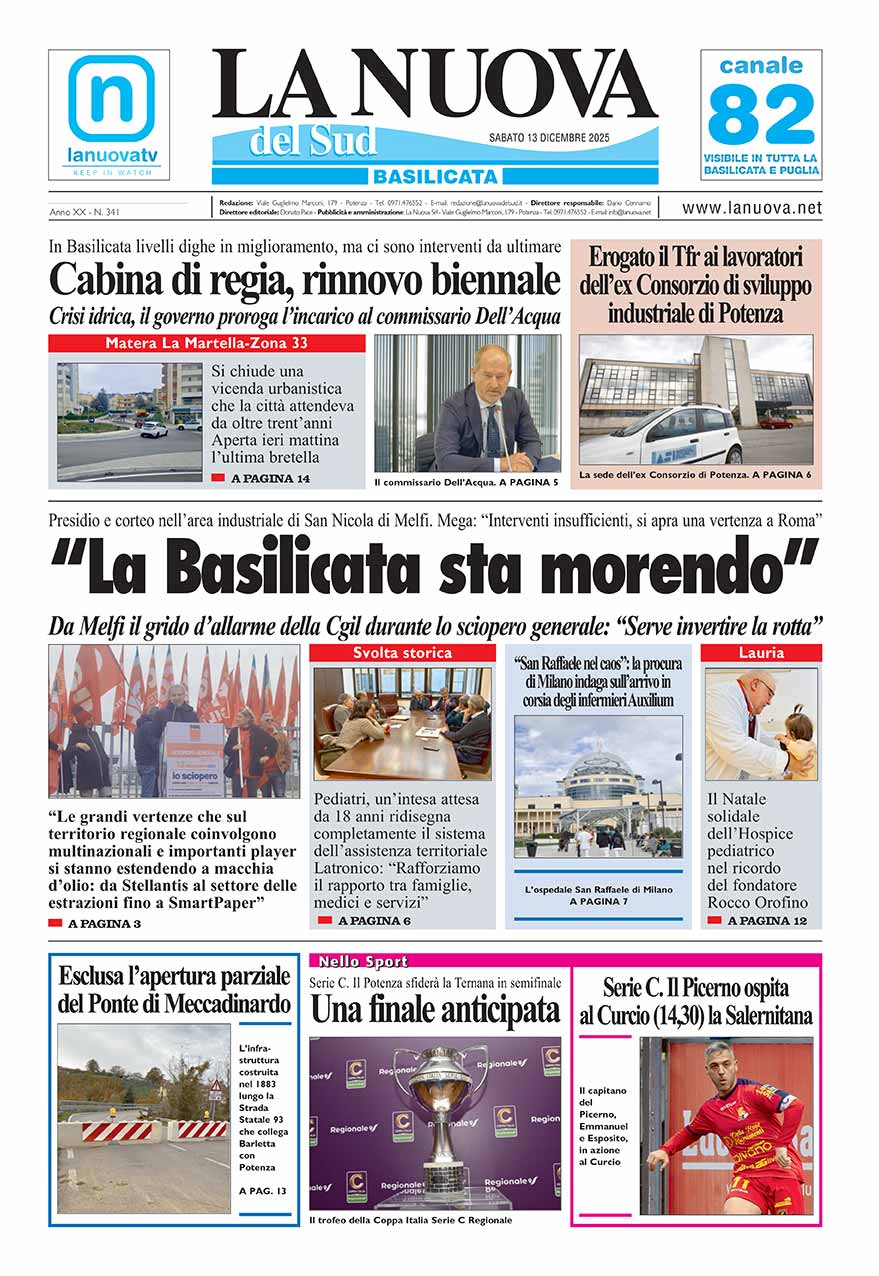 Sabato 13 dicembre 2025
