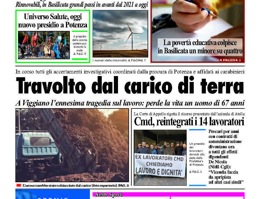 Martedì 16 dicembre 2025