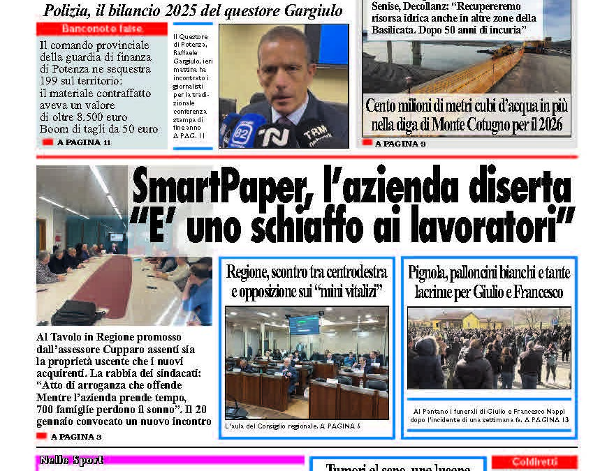 Venerdì 19 dicembre 2025