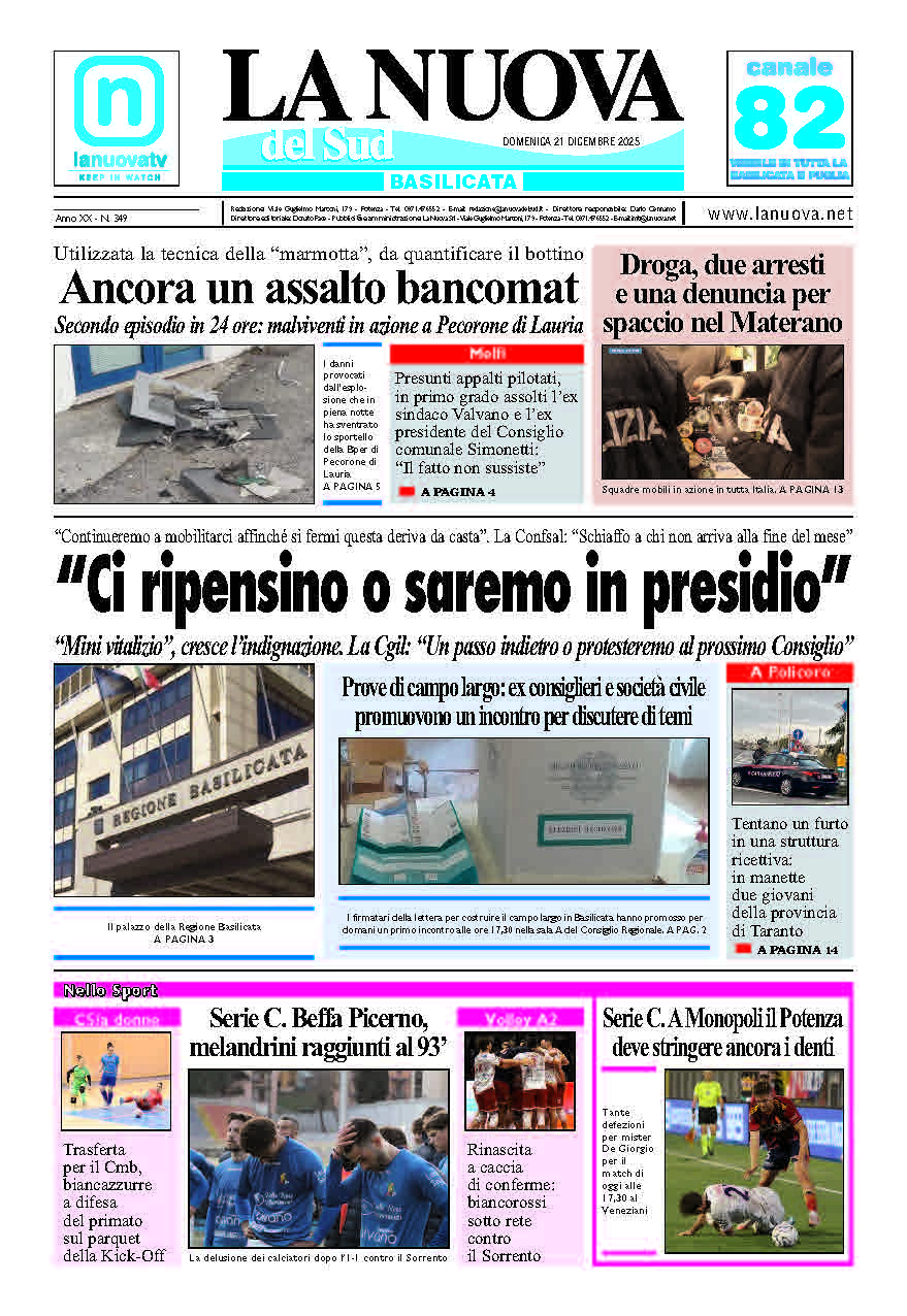 Domenica 21 dicembre 2025