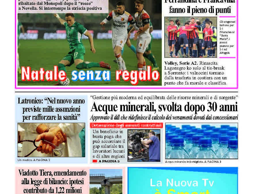 Lunedì 22 dicembre 2025