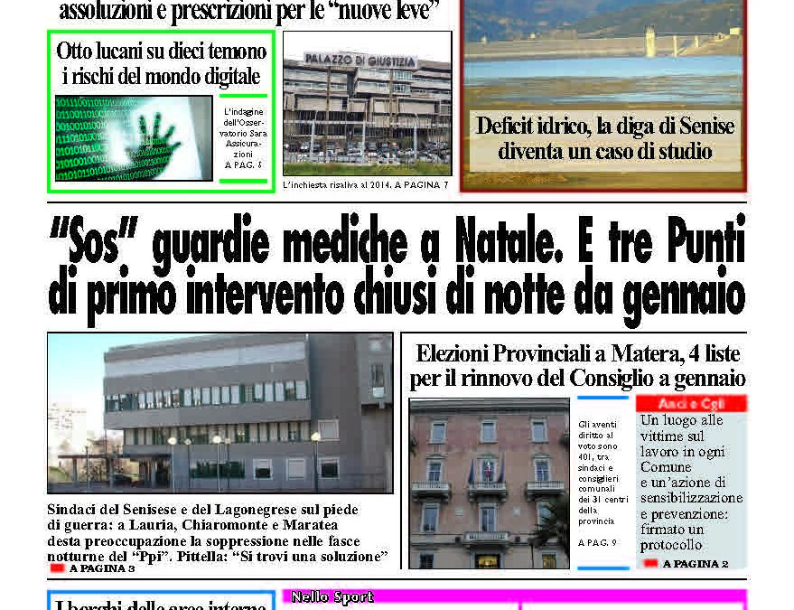 Martedì 23 dicembre 2025