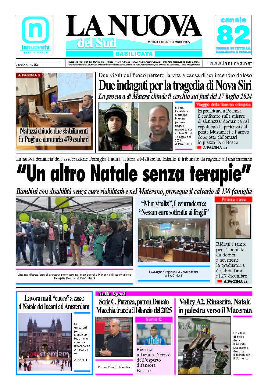 Mercoledì 24 dicembre 2025