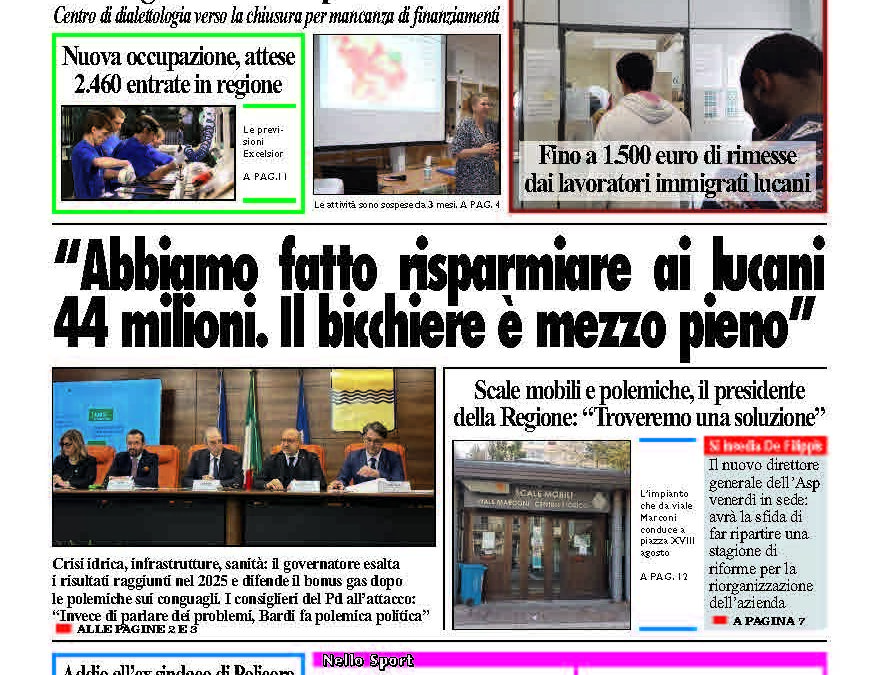 Martedì 30 dicembre 2025