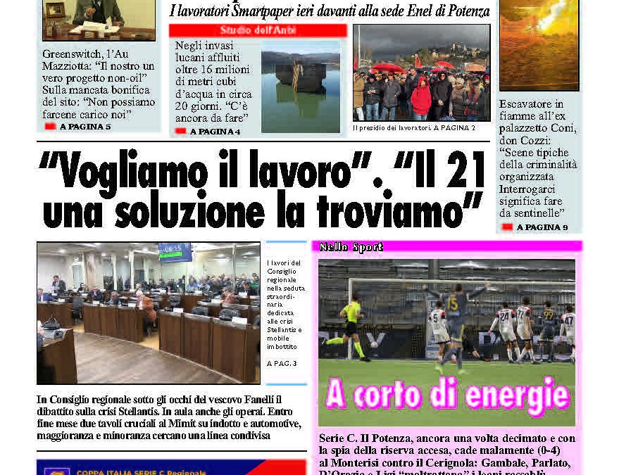Sabato 10 gennaio 2026