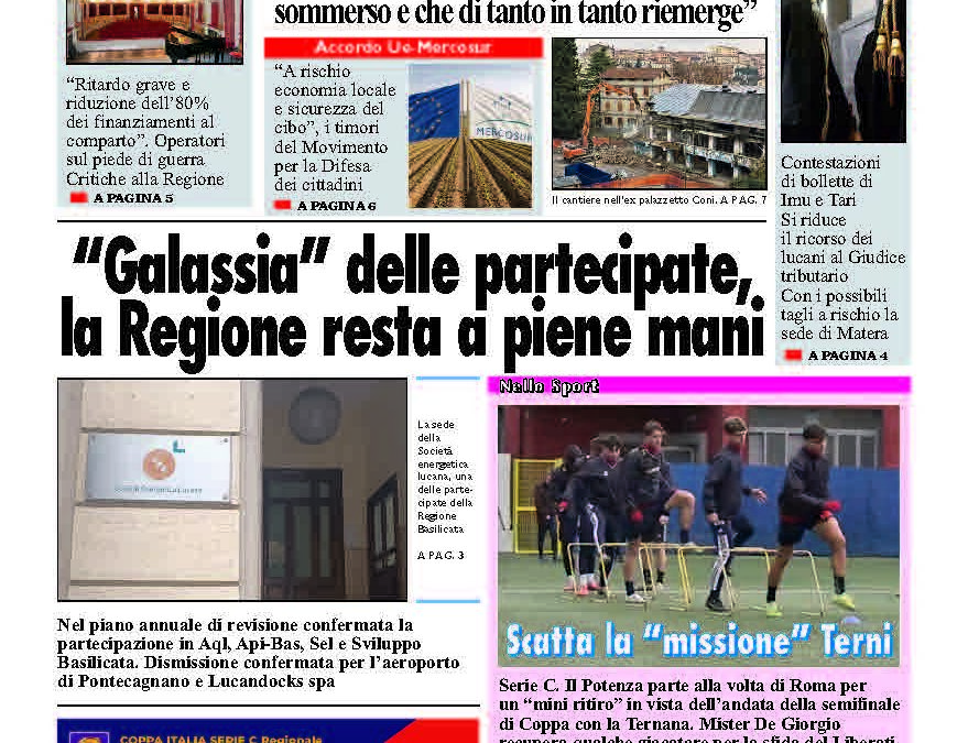 Lunedì 12 gennaio 2026