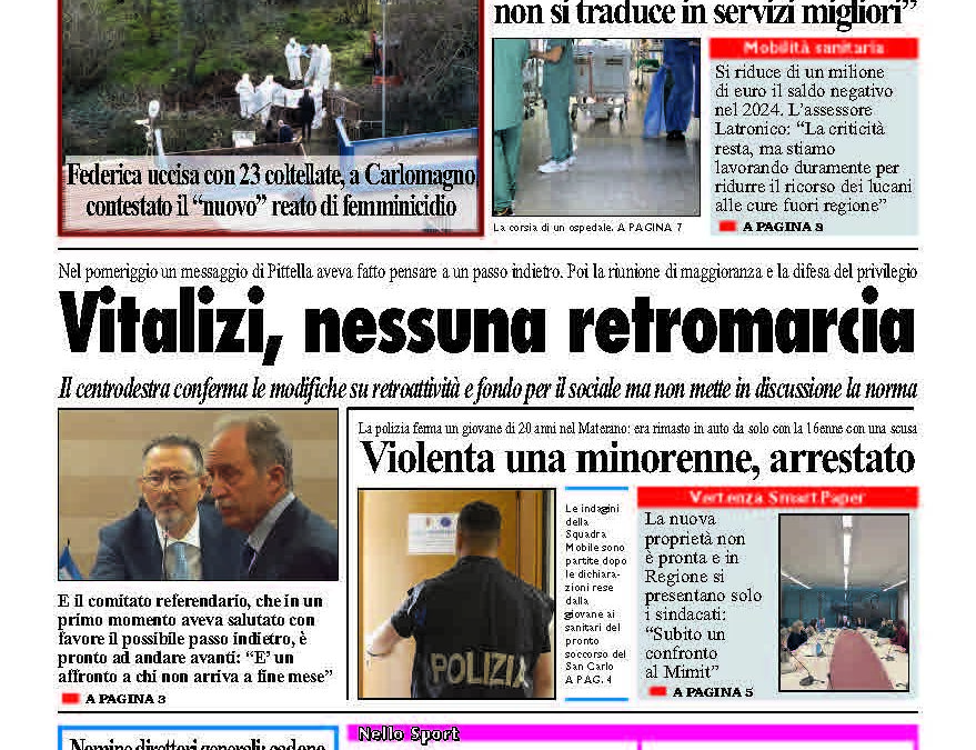 Mercoledì 21 gennaio 2025
