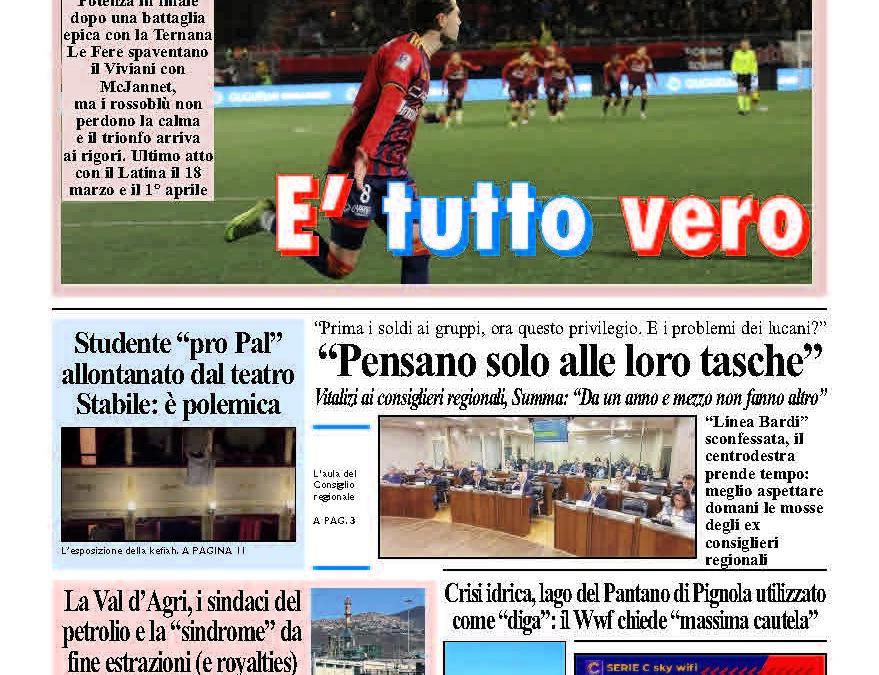 Giovedì 29 gennaio 2026