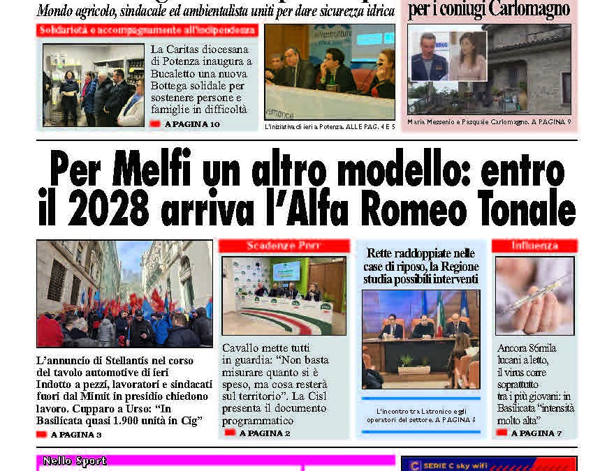 Sabato 31 gennaio 2026