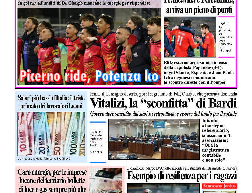 Lunedì 2 febbraio 2026