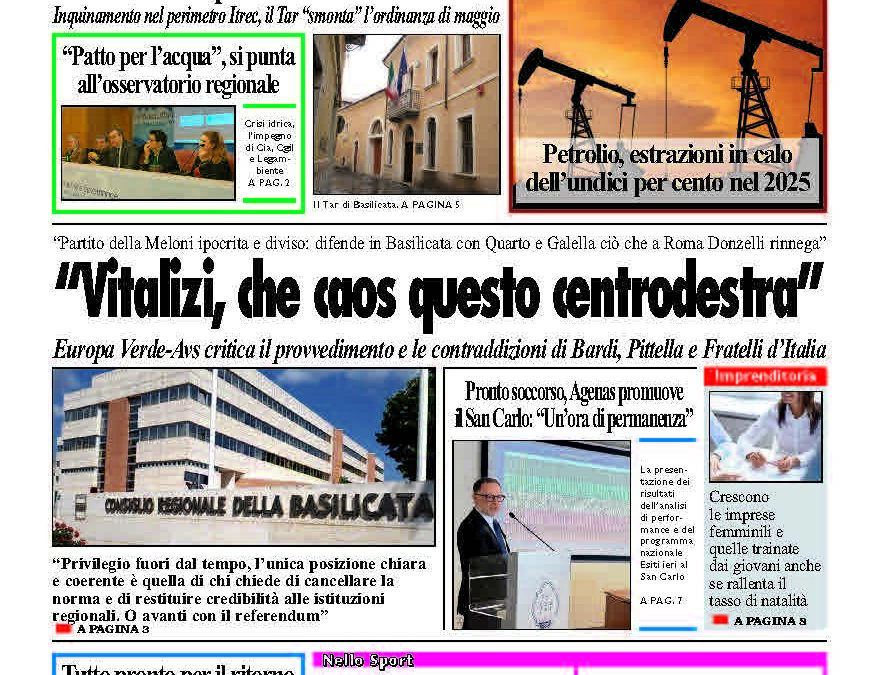 Martedì 3 febbraio 2026