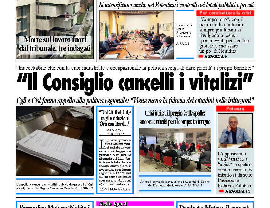 Giovedì 5 febbraio 2026