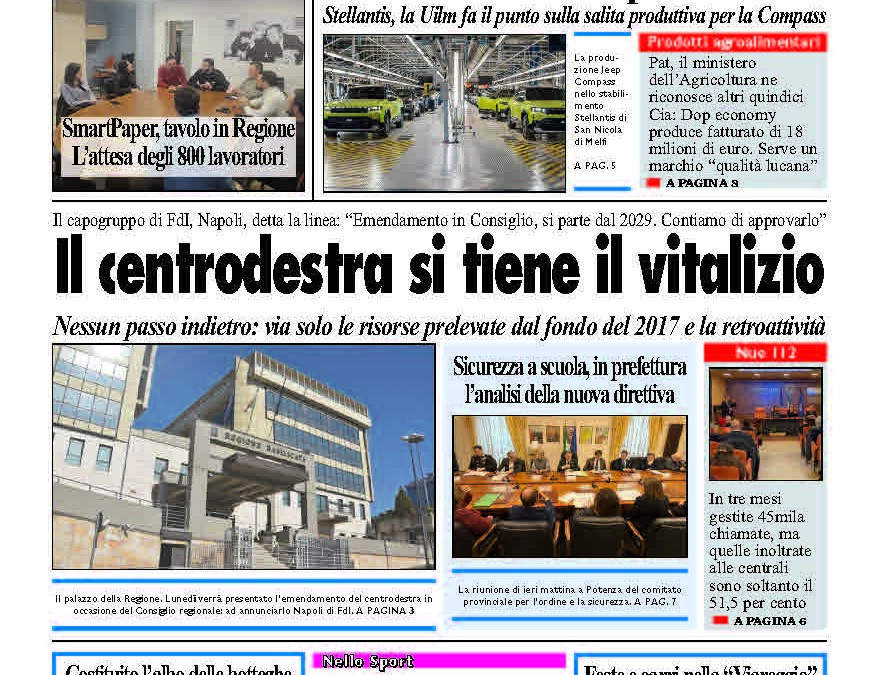 Giovedì 12 febbraio 2026