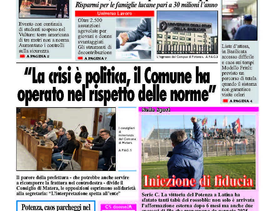 Lunedì 23 febbraio 2026