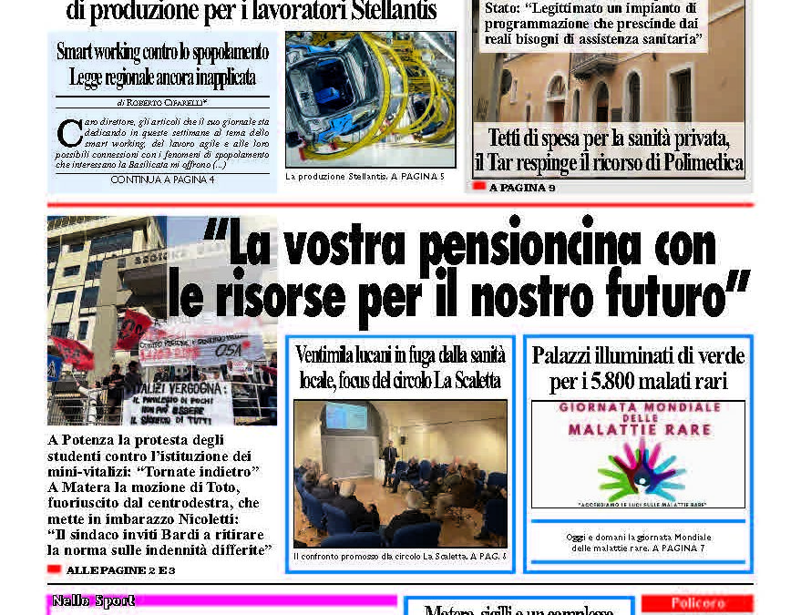 Venerdì 27 febbraio 2026
