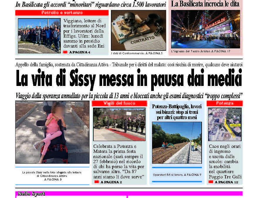 Sabato 28 febbraio 2026