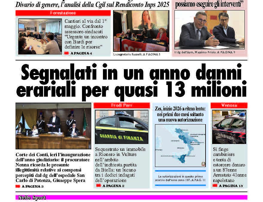 Sabato 7 marzo 2026