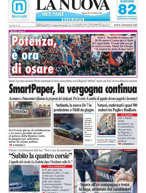 Mercoledì 18 marzo 2026