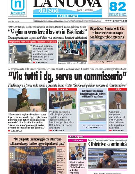Sabato 21 marzo 2025