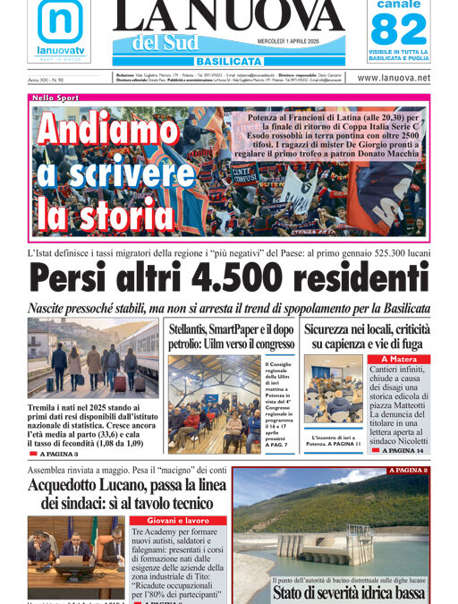 Mercoledì 1 aprile 2026