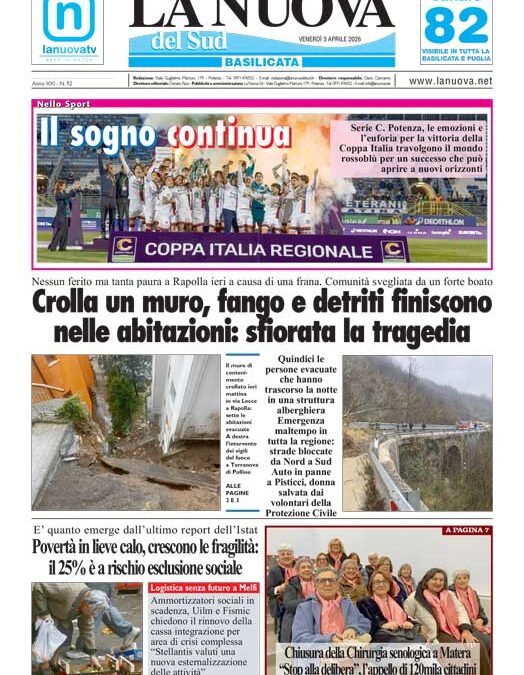 Venerdì 3 aprile 2026