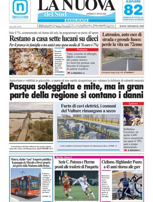 Domenica 5 aprile 2026