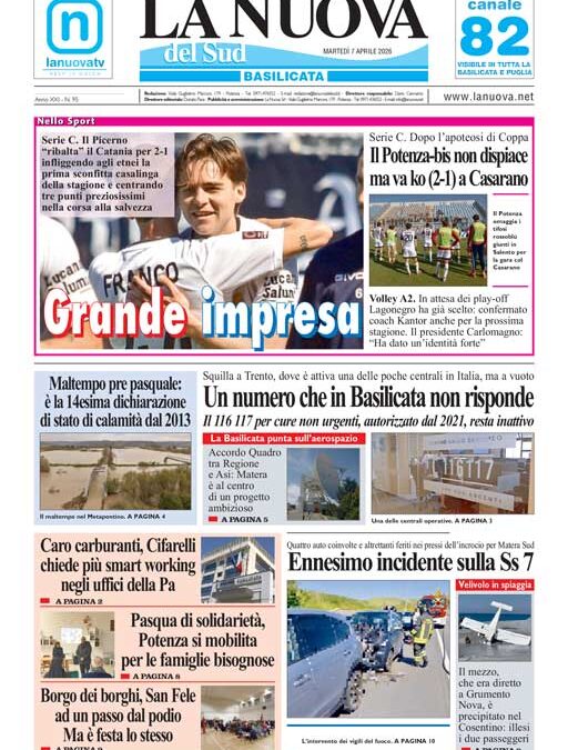 Martedì 7 aprile 2026