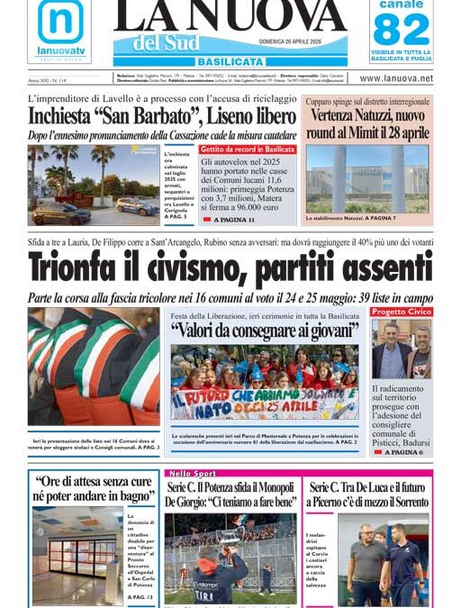 Domenica 26 aprile 2026