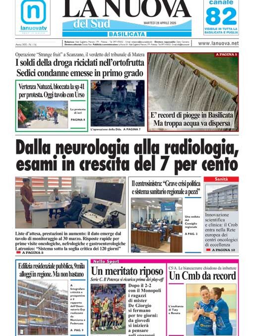Martedì 28 aprile 2026