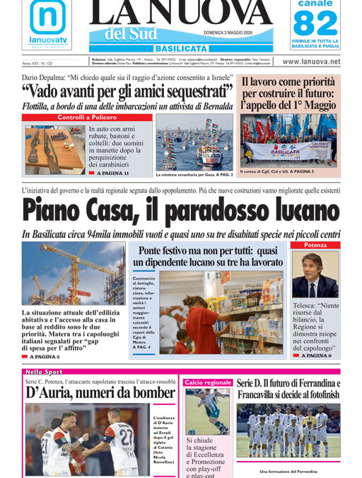 Domenica 3 maggio 2026