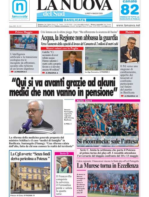Lunedì 4 maggio 2026
