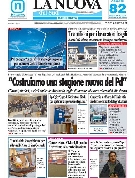 Mercoledì 6 maggio 2026