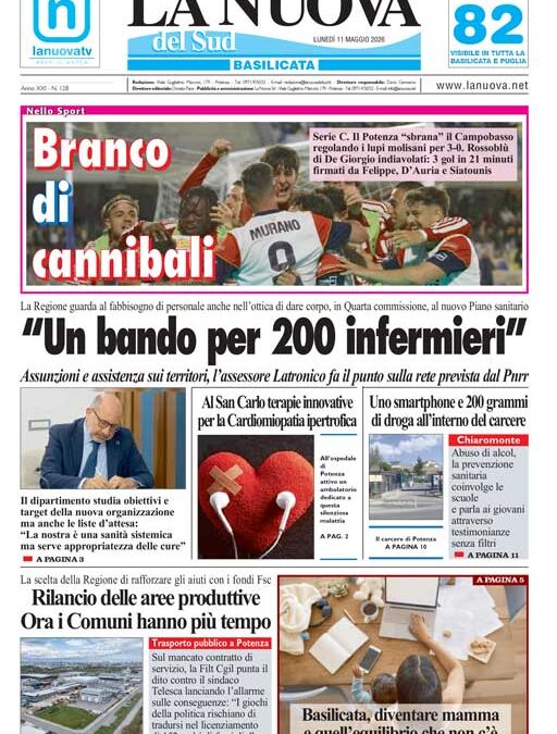 Lunedì 11 maggio 2026