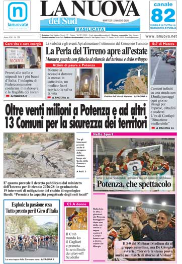 Martedì 12 maggio 2026