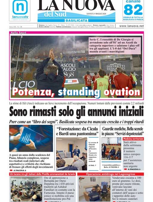 Giovedì 21 maggio 2026