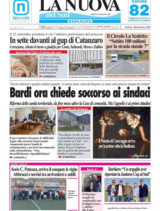 Sabato 23 maggio 2026