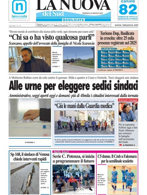 Domenica 24 maggio 2026